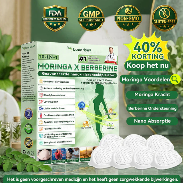 VitaBalance™ Moringa + Berberine Pleister