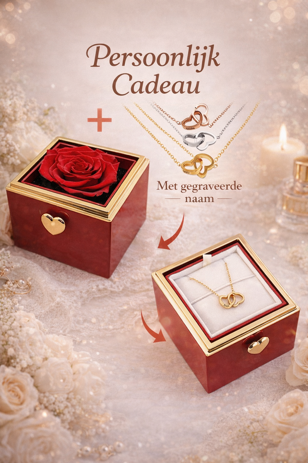 Cofre Liefdesroos & Ketting