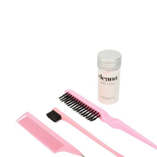 Cleana Cosmetics Essentials Pink set